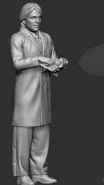 F-RCV22 Civilian man eating Fish (and chips)