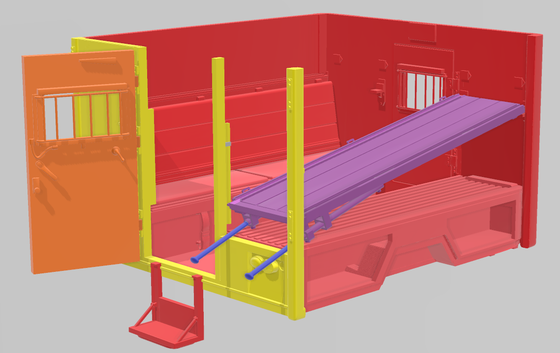 YA-126 GWT Ambulance 1/35 schaal 1 ton truck.