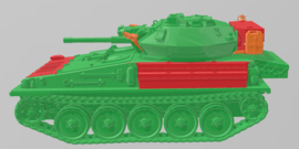 FV-101 and FV-107 early star, for falklands war.