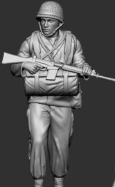 F-KMA-03 Soldier, marshing with FAL, MAG helper