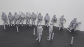 F-AME01 ME'er met de stok hoog.