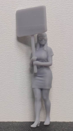 F-RCV09 Protest met bord