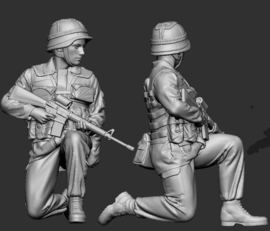 F-MD 06 Rifle men, kneeling