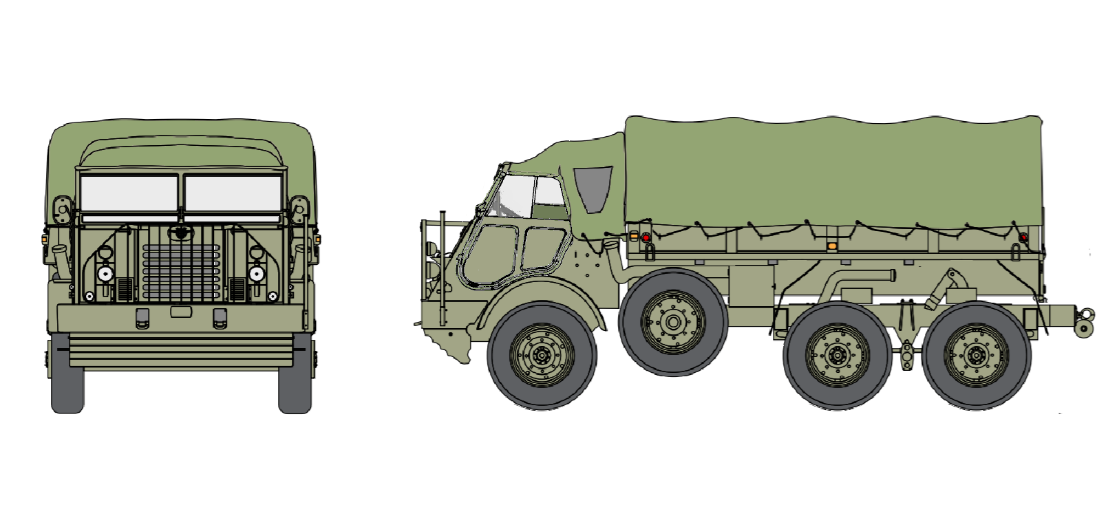 PRE-ORDER YA328 Artillery Tractor