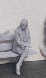 F-RCV27 Civilian girl sitting