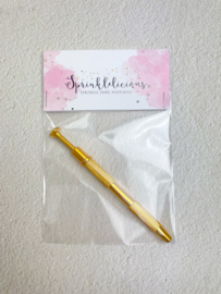 Sprinklepen goud (2 stuks)