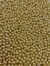 Parel metallic goud  4 mm (2 x 90 gr)