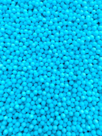 Parel mat blauw 5 mm (2 x 90 gr)
