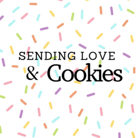 Sending love & Cookies stamp