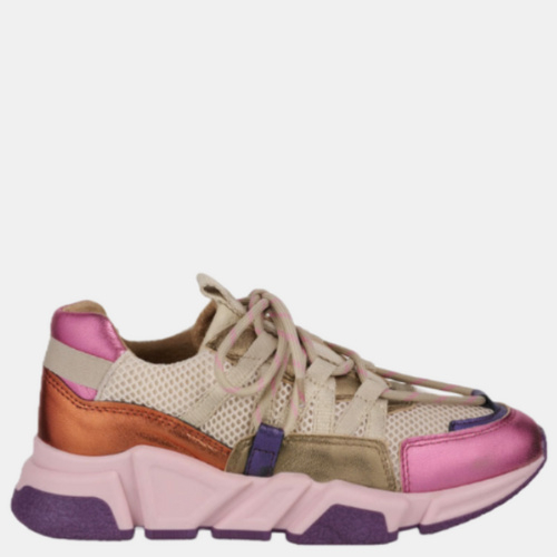 Sneakers los angeles beige / purple