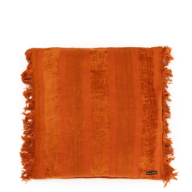 Sierkussen Natuurlijk 'The Oh My Gee Velvet' Rust Oranje 60x60cm