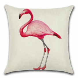 Sierkussen Flamingo Adonis Roze 45x45cm