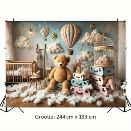 Achtergrond doek Baby Shower