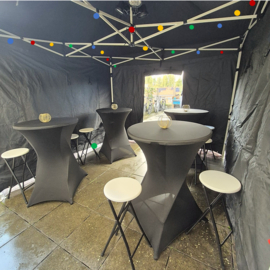 Grizzly  easy up partytent 3 x 3 zwart