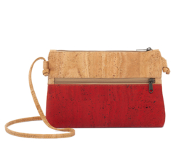 Crossbody Natural/Bordeaux