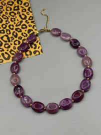 ketting Olivia paars