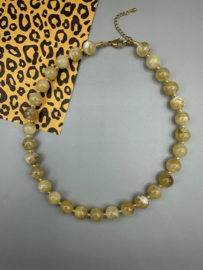 ketting Sofia marble beige