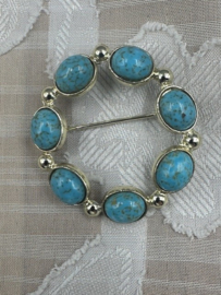 broche turquoise