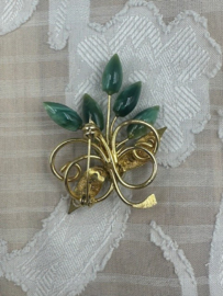 broche groen