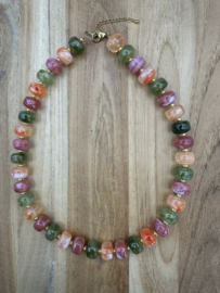 ketting rondel mixed color