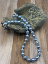 ketting Perla lichtgrijs