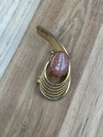 broche goudsteen
