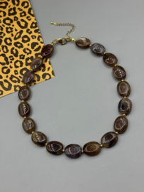 ketting Olivia bruin