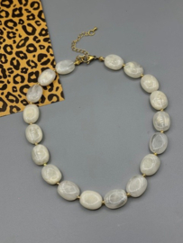 ketting Olivia off white