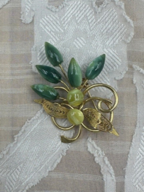 broche groen