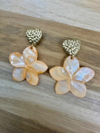 oorbellen Florita peach