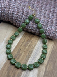 ketting Vana olijfgroen