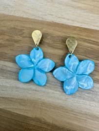 oorbellen Florita aqua