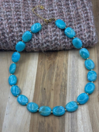 ketting Olivia aqua