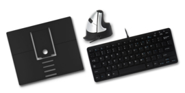 Thuiswerkplek Mobiele ergonomische set - QWERTY (US)