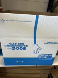 Gebruikte boeken verhuisdozen