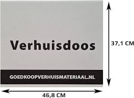 Verhuisdoos 20 stuks standaard Hoog Tweedehands