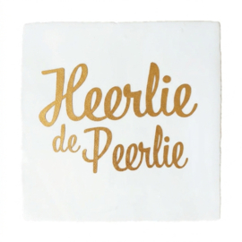 TEGELTJE HEERLIE DE PEERLIE GOUD