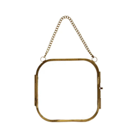 MESSING HANGER 10x10 MET EIGEN TEKST