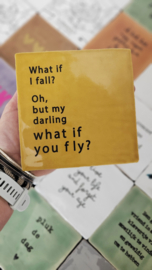 WHAT IF YOU FLY