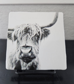 Bisoutjes Tegelhouder  60mm zwart metaal