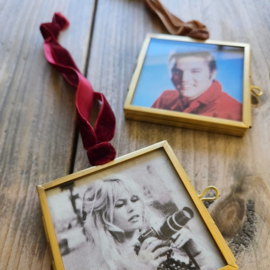 MESSING HANGER 6 x 6 MET EIGEN FOTO