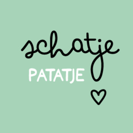 PARELMOER KAARTJE SCHATJE PATATJE