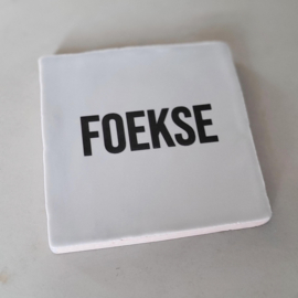 TEGELTJE MET EIGEN TEKST/QUOTE
