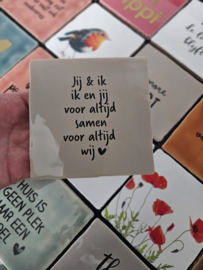 VOOR ALTIJD WIJ