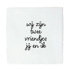 TWEE VRIENDJES