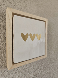 Bisoutjes Wandtegelhouder Hout