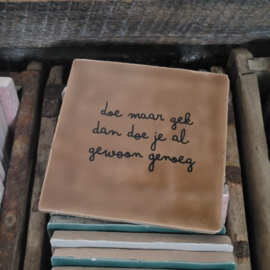 GEWOON GENOEG