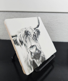 Bisoutjes Tegelhouder  60mm zwart metaal