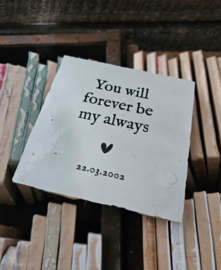 MAROKKAANSE ZELLIGE MET EIGEN TEKST/QUOTE