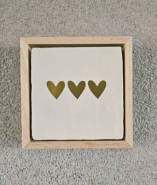 Bisoutjes Wandtegelhouder Hout